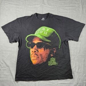 Wiz Khalifa Graphic T-Shirt Mens Large Black Very High Portrait Rap Tee Merch